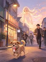 狗狗永遠陪著媽媽